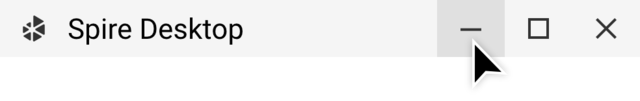 A window titlebar