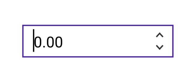 Preview for Decimal Box component
